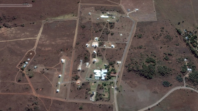 A Google Earth satellite image of what the facility looked like in 2014.