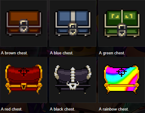 Featured image of post Enter The Gungeon Chest Colors Gungeon proper does not always appear