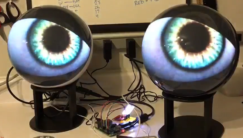 These Strange Eyes Are Made Out Of A Raspberry Pi Spherical