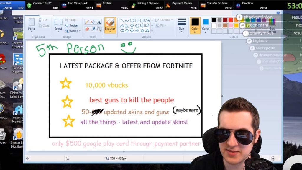 Watch This Streamer Troll A Fortnite Scammer Htxt Africa