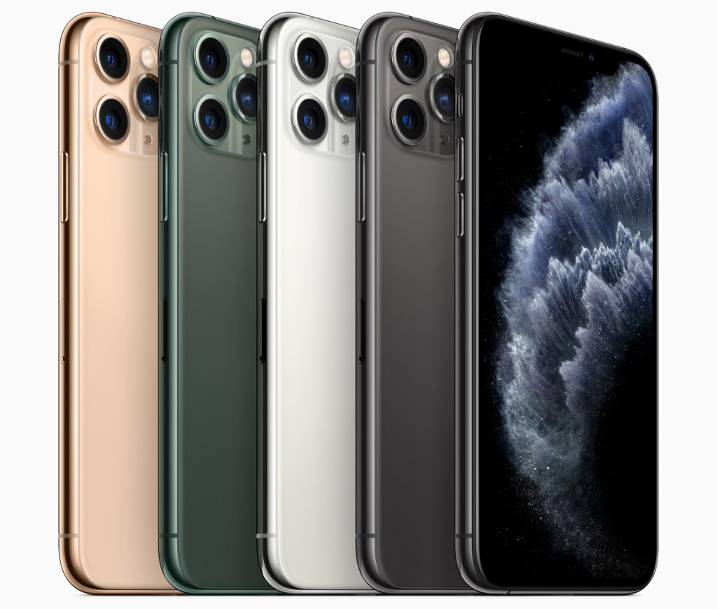 Apple places a trio of lenses on the back of the iPhone 11 Pro & Pro